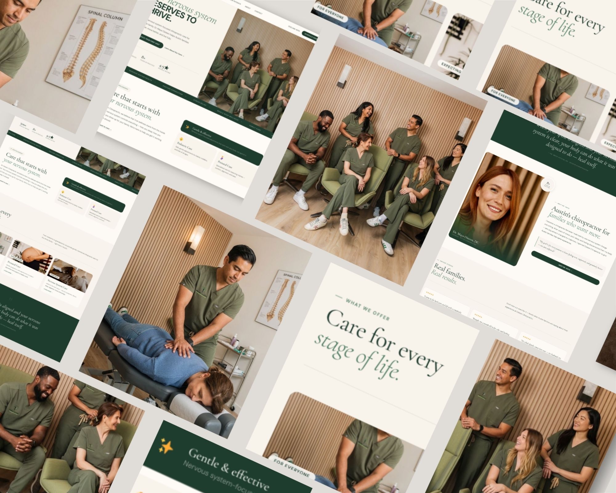 6-page website preview