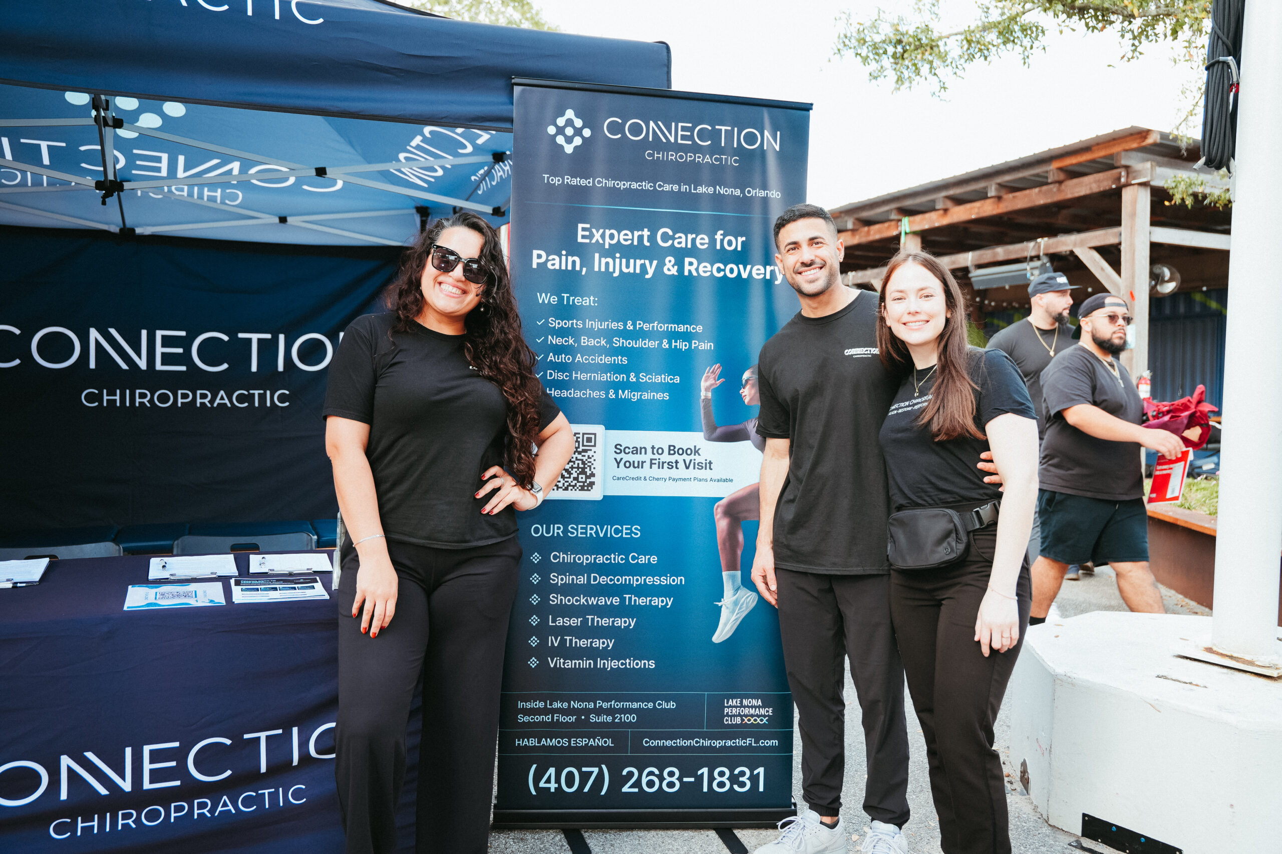Chiropractor showing up in the community