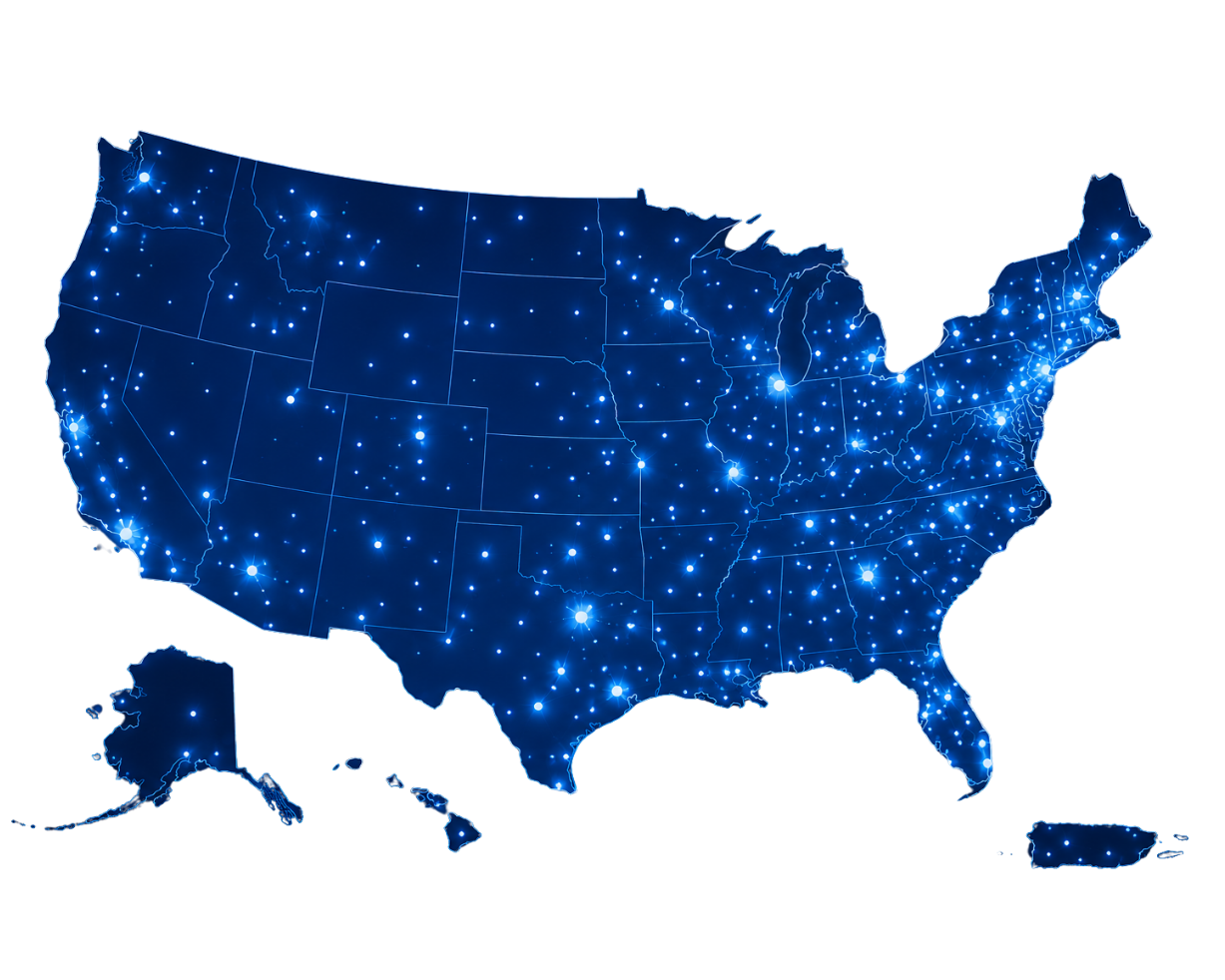 FASTSIGNS digital signage network map